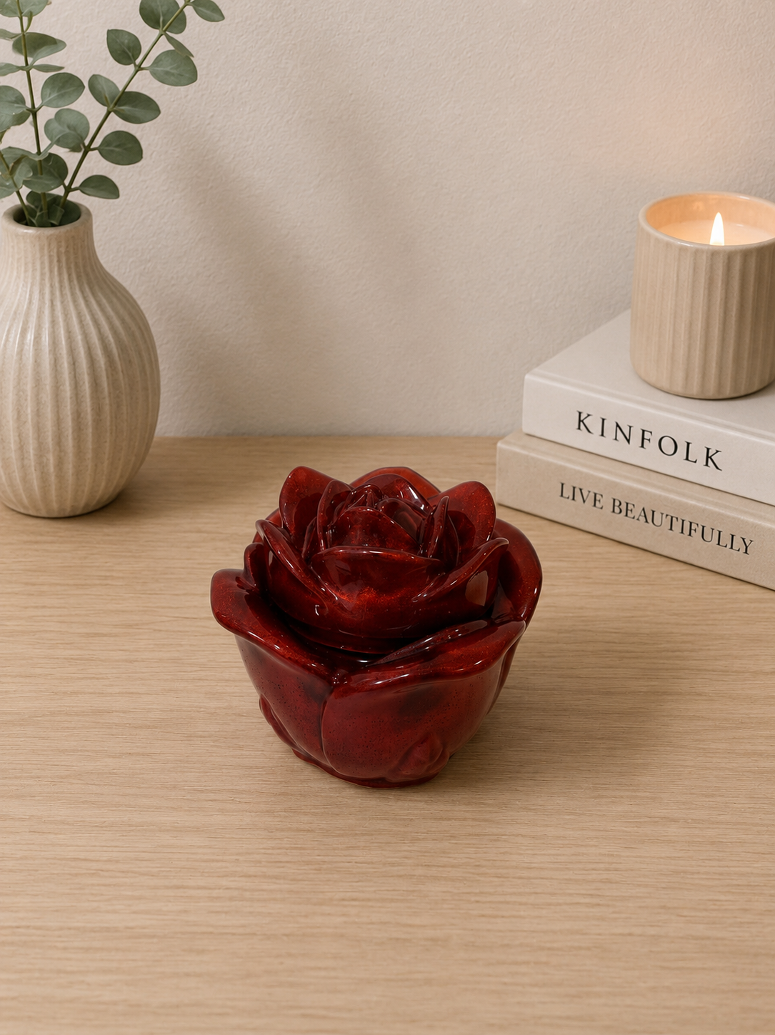 Rose Trinket Jar