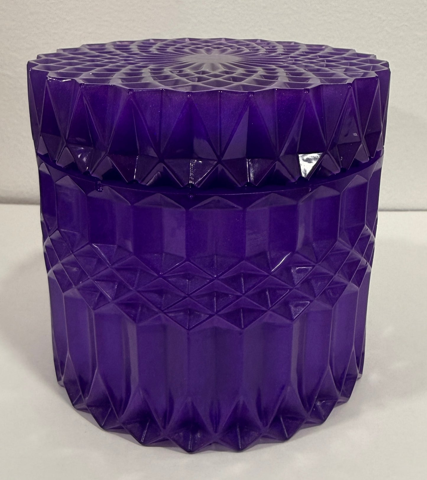 Decorative Round Jar with Lid